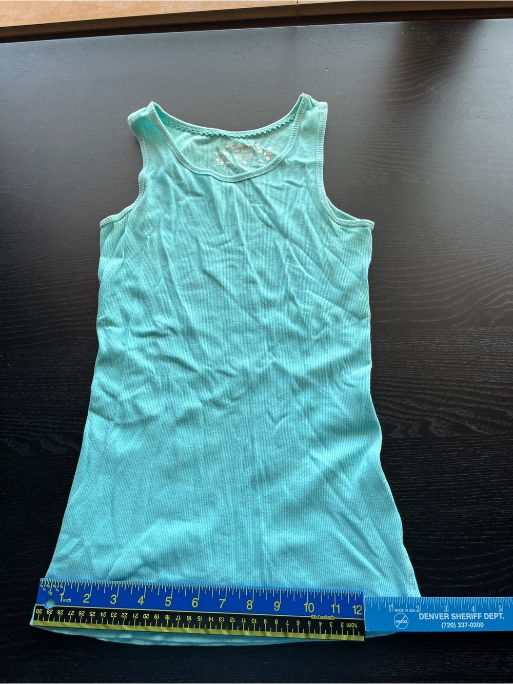 Mossimo Supply Co. Aqua Ribbed Tank Top - Picture 13 of 15